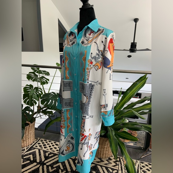 Printed Beautiful Dress - Picture 7 of 7